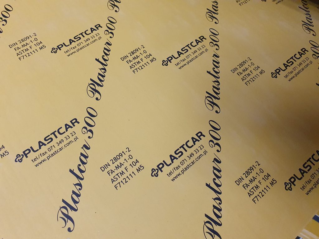 płyta na uszczelki Plastcar 300